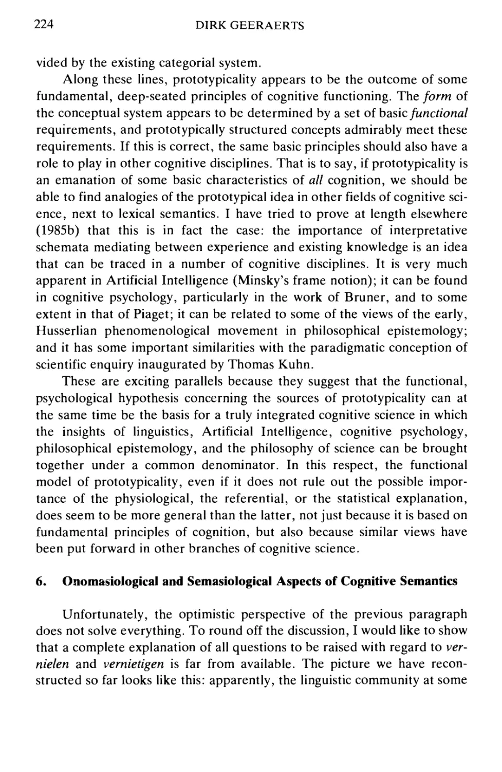 6. Onomasiological and Semasiological Aspects of Cognitive Semantics