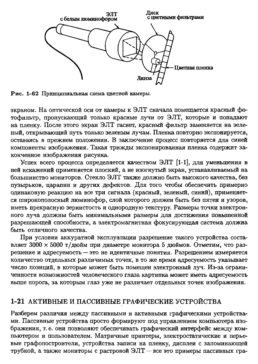 21. Активные и пассивные графические устройства