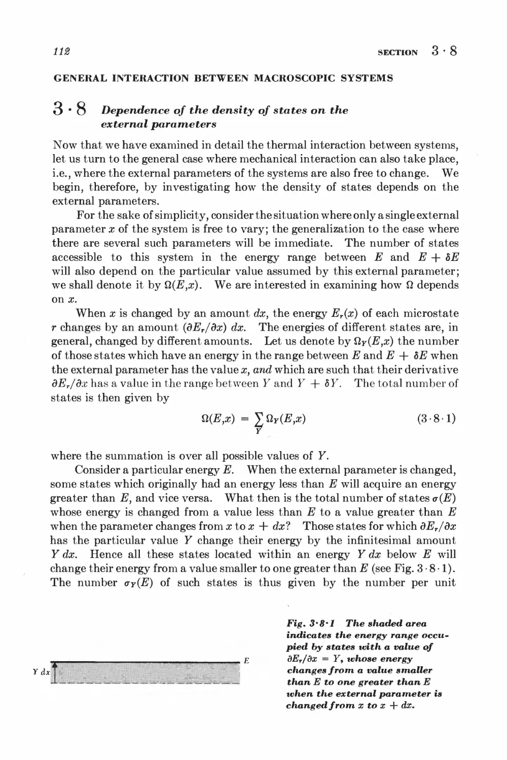 General Interaction between Macroscopic Systems