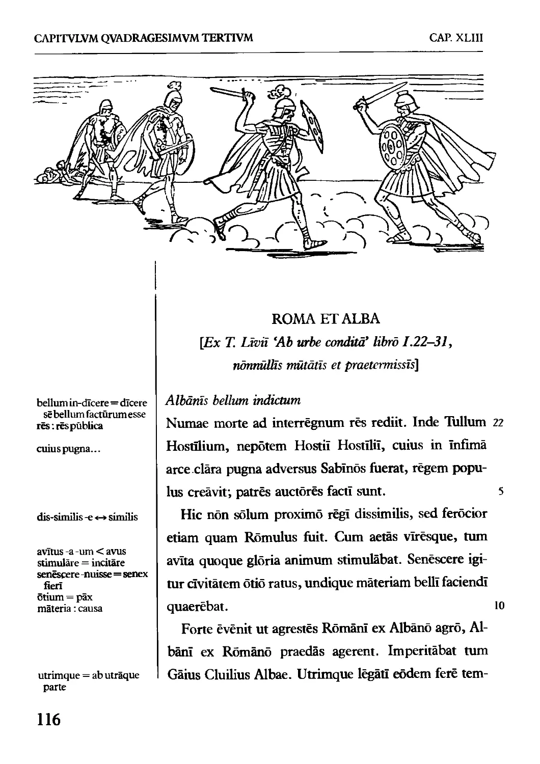 Cap. XLIII. ROMA ET ALBA. Līvius