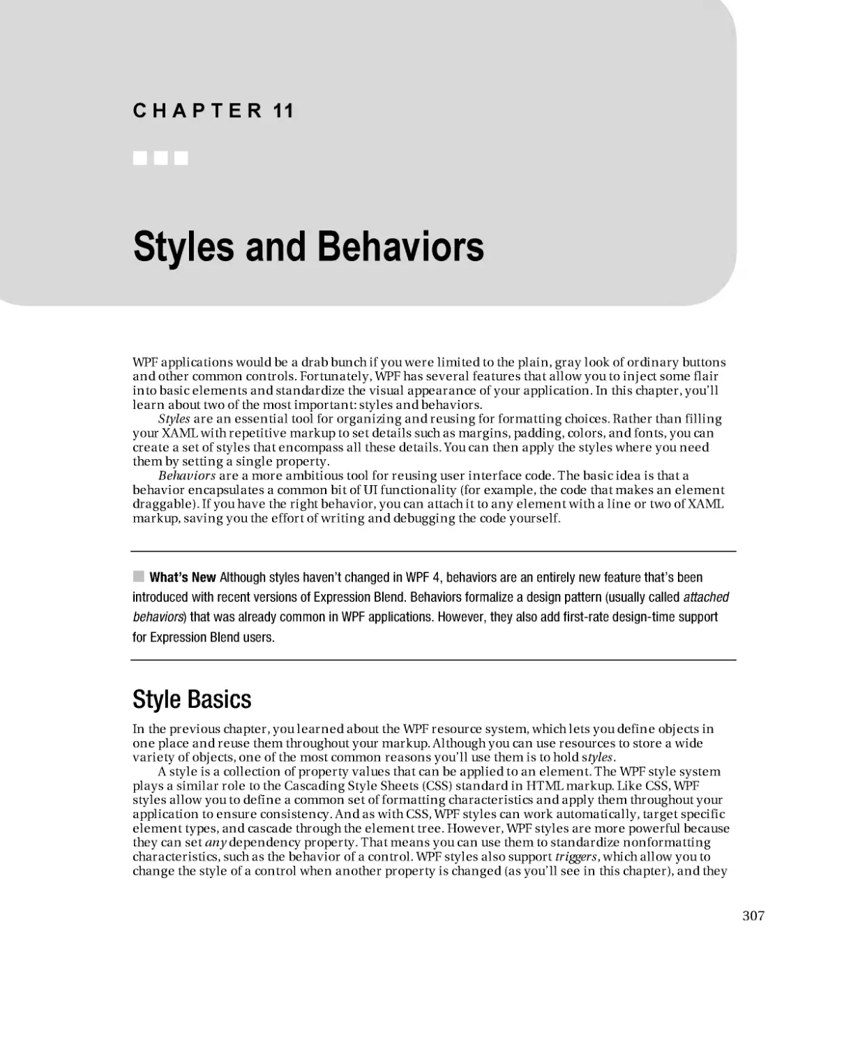 Styles and Behaviors
