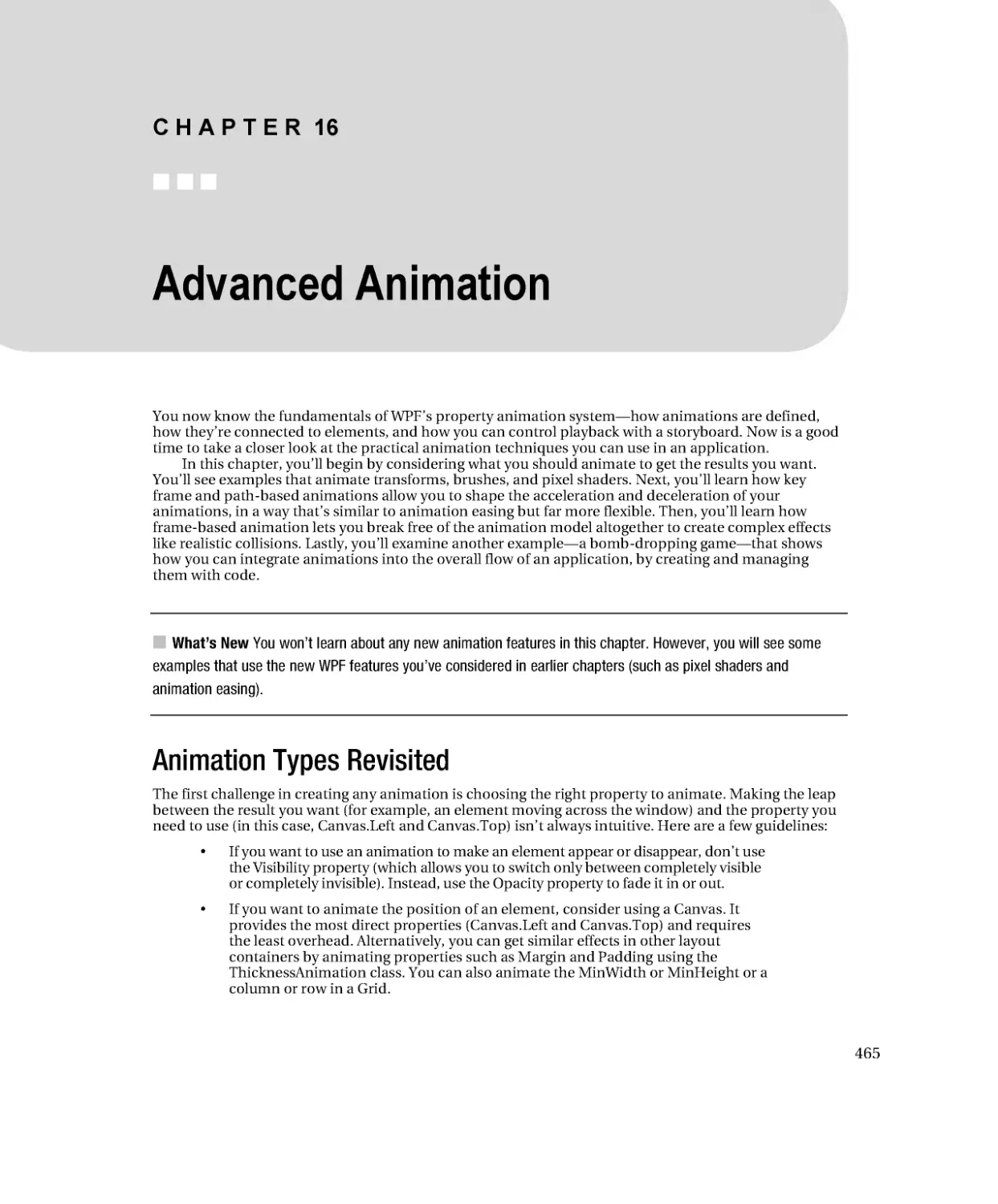 Advanced Animation