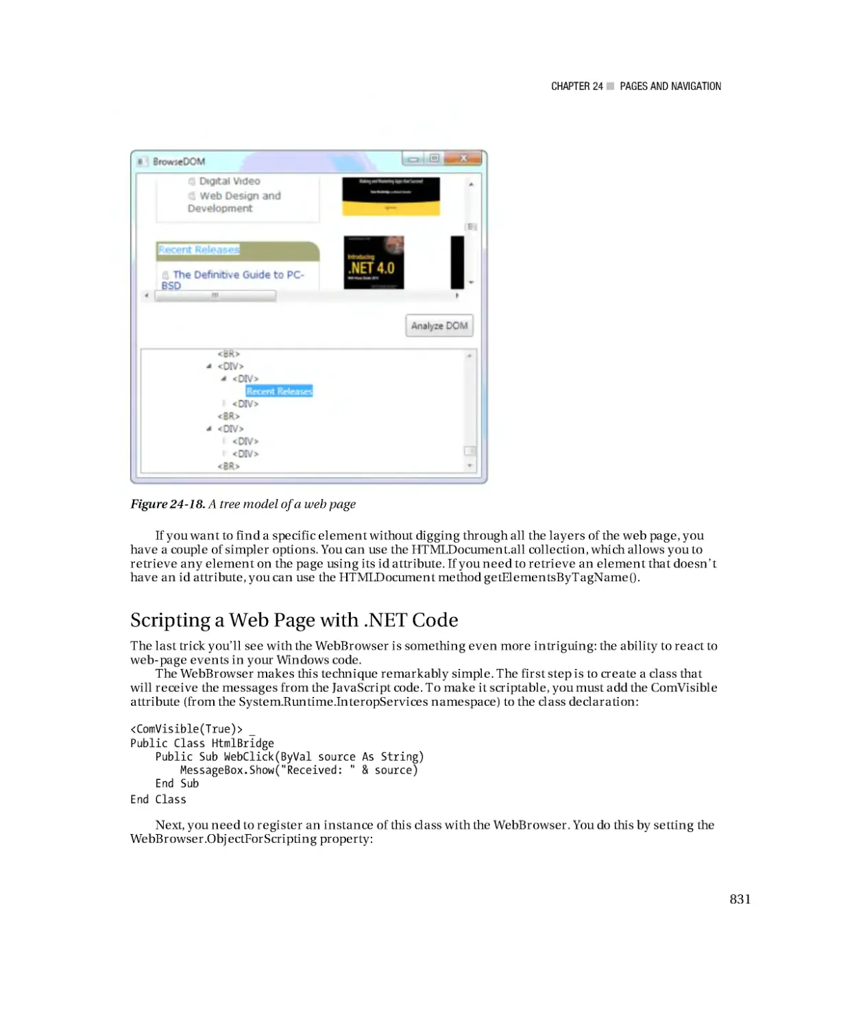 Scripting a Web Page with .NET Code