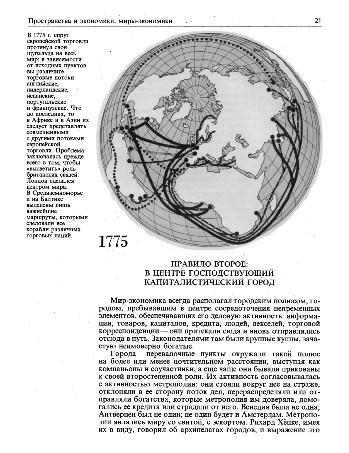 Правило второе: в центре господствующий капиталистический город