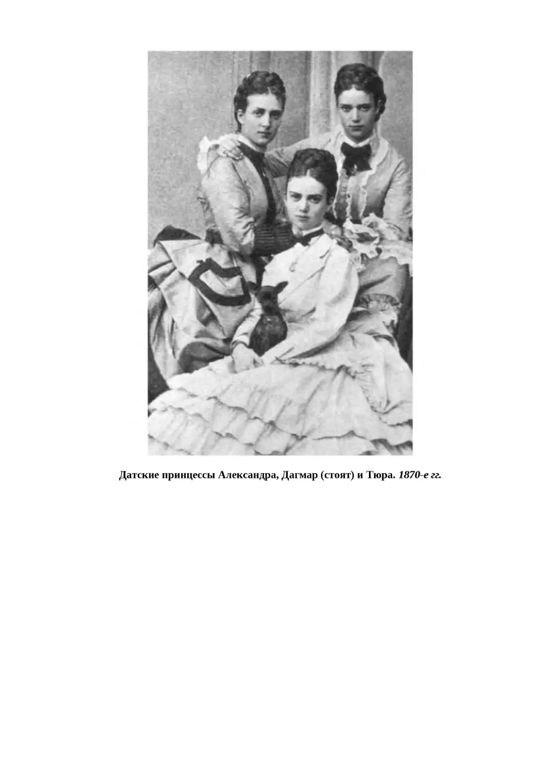 "
﻿Датские принцессы Александра, Дагмар øстоятù и Тюра. 1870‑е гг