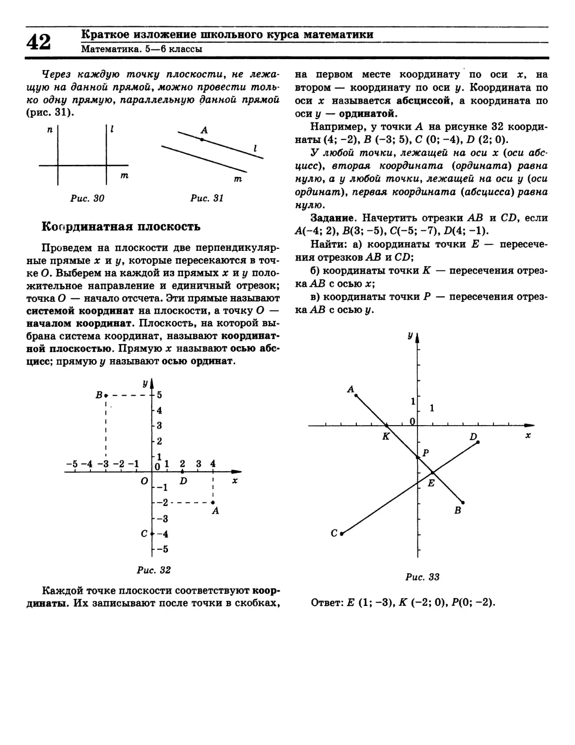 Координатная плоскость