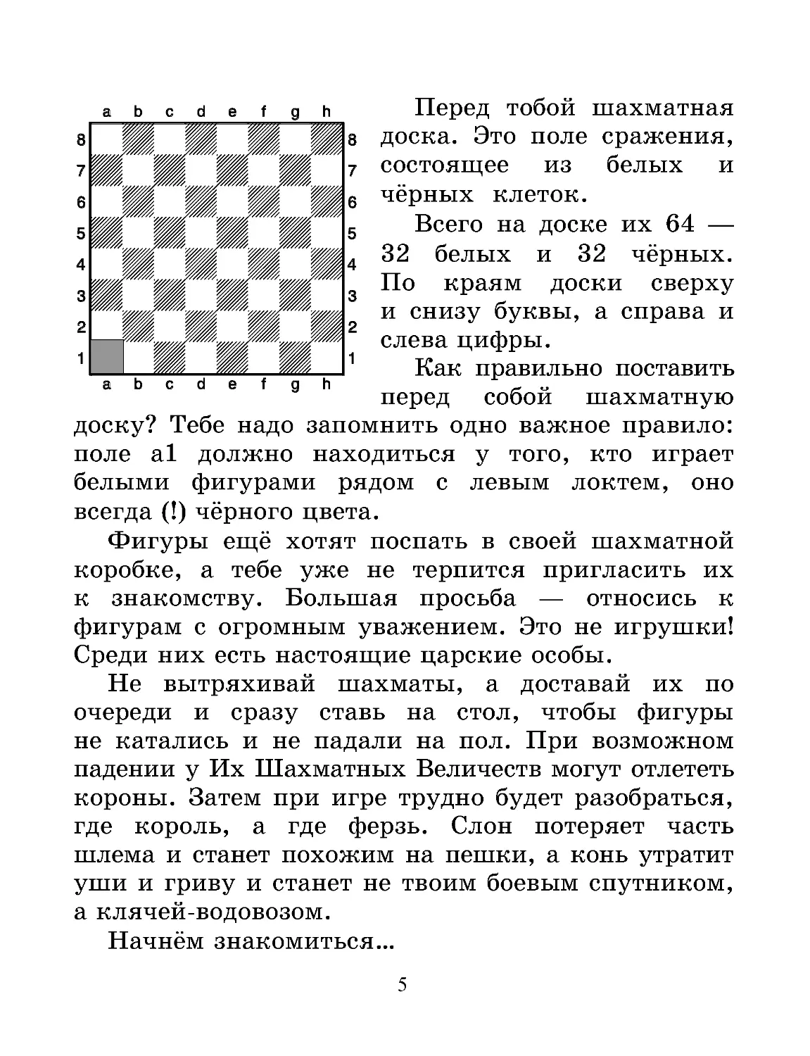 Урок 1. Знакомство с шахматами