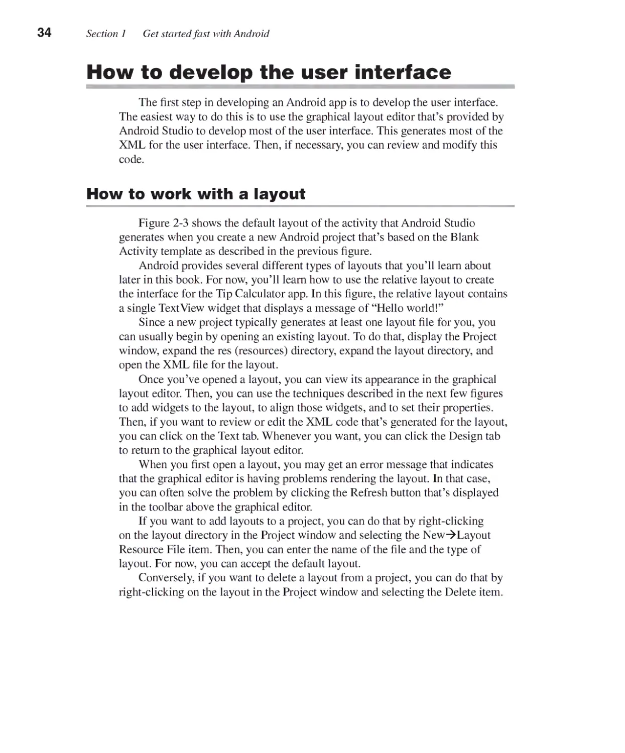 How to Develop the User Interface