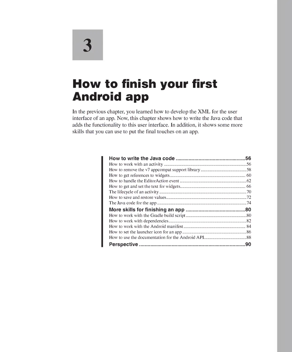 Chapter 3 - How to Finish Your First Android App