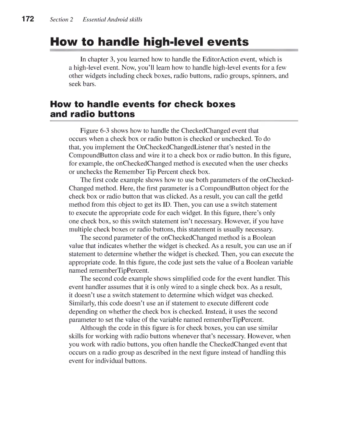 How to Handle High-Level Events