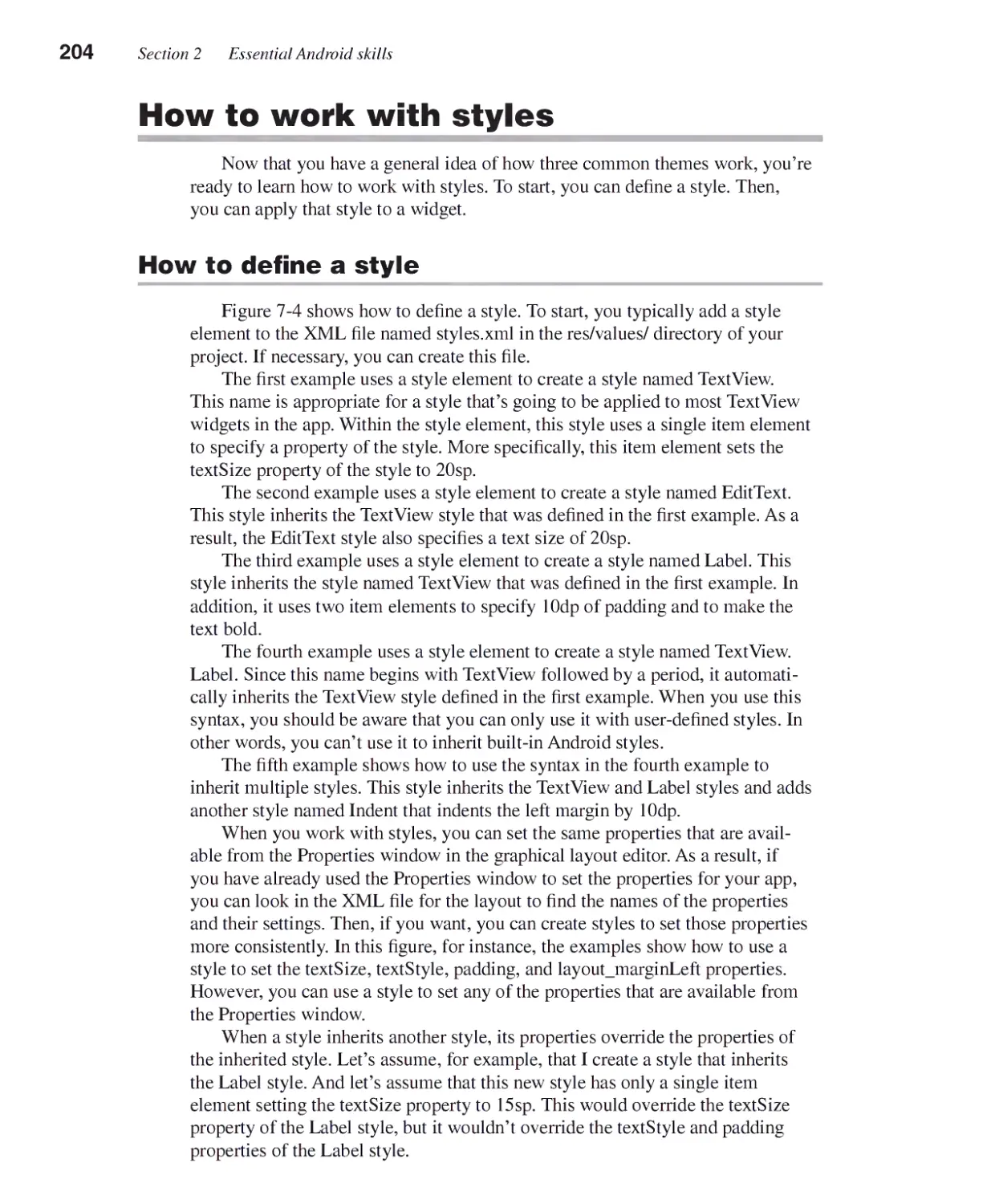 How to Work with Styles