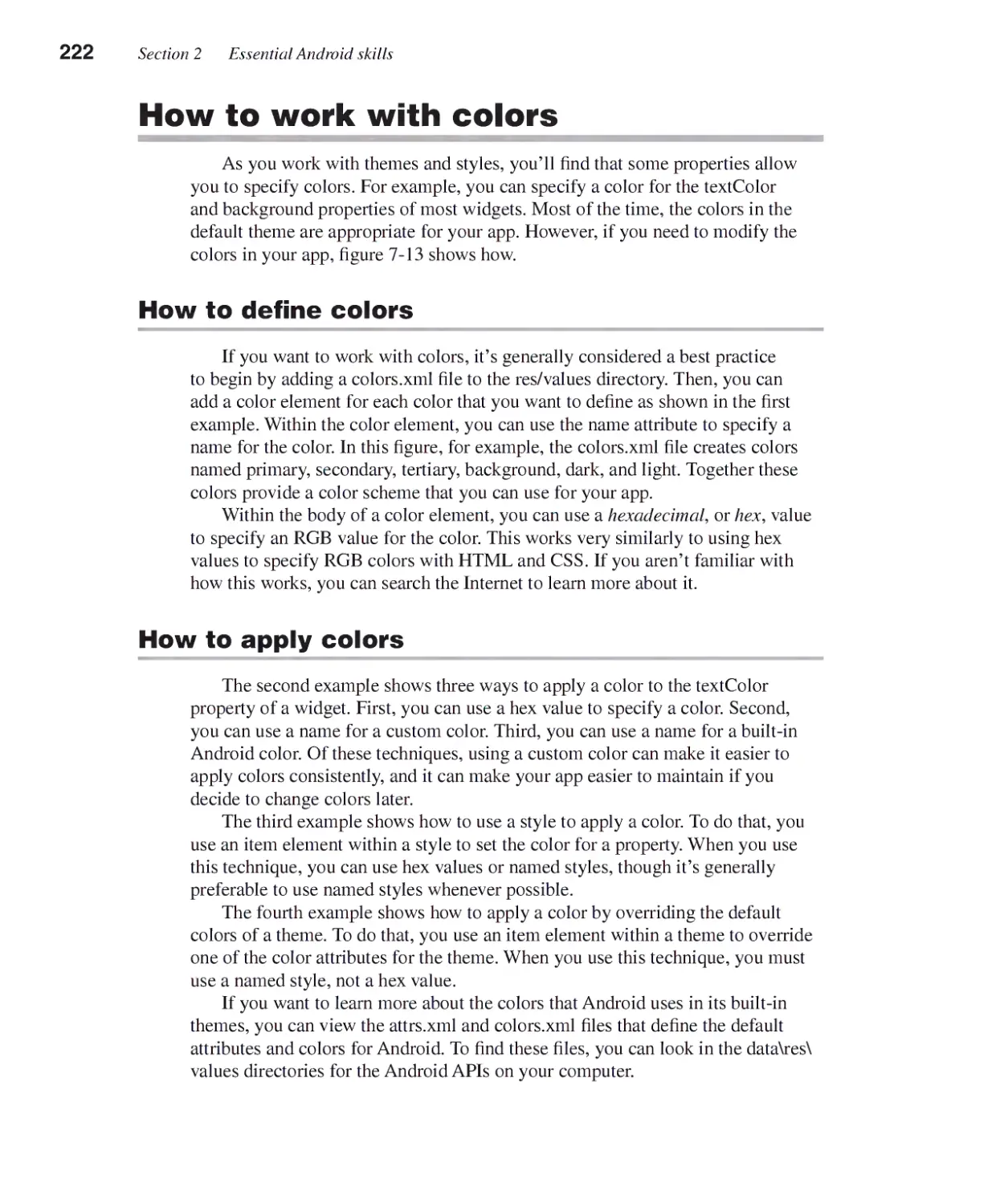 How to Work with Colors