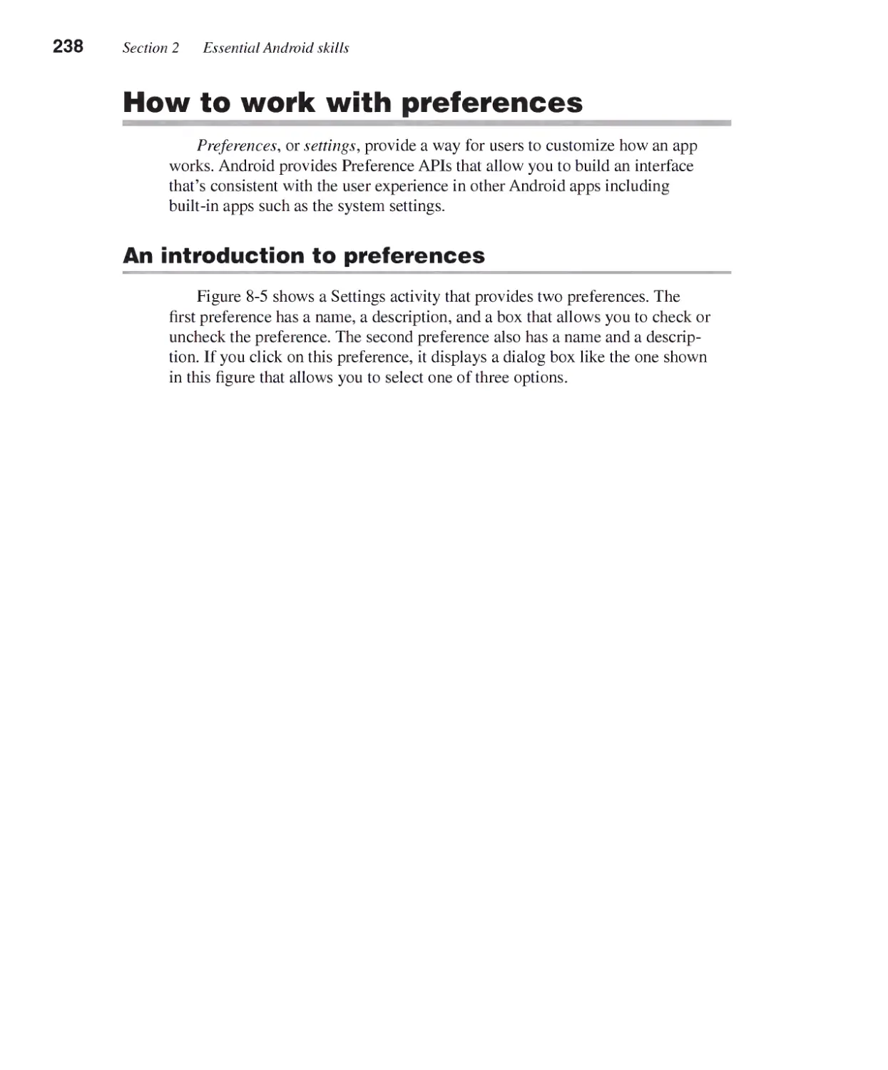 How to Work with Preferences
