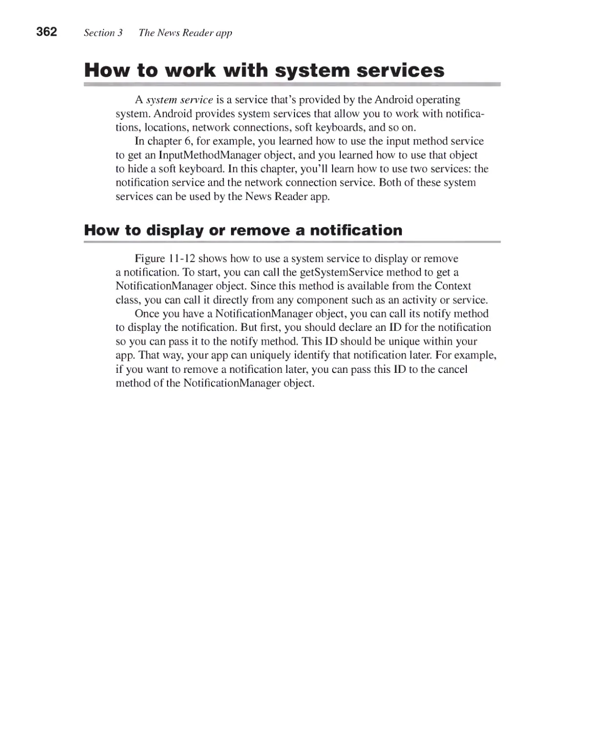 How to Work with System Services