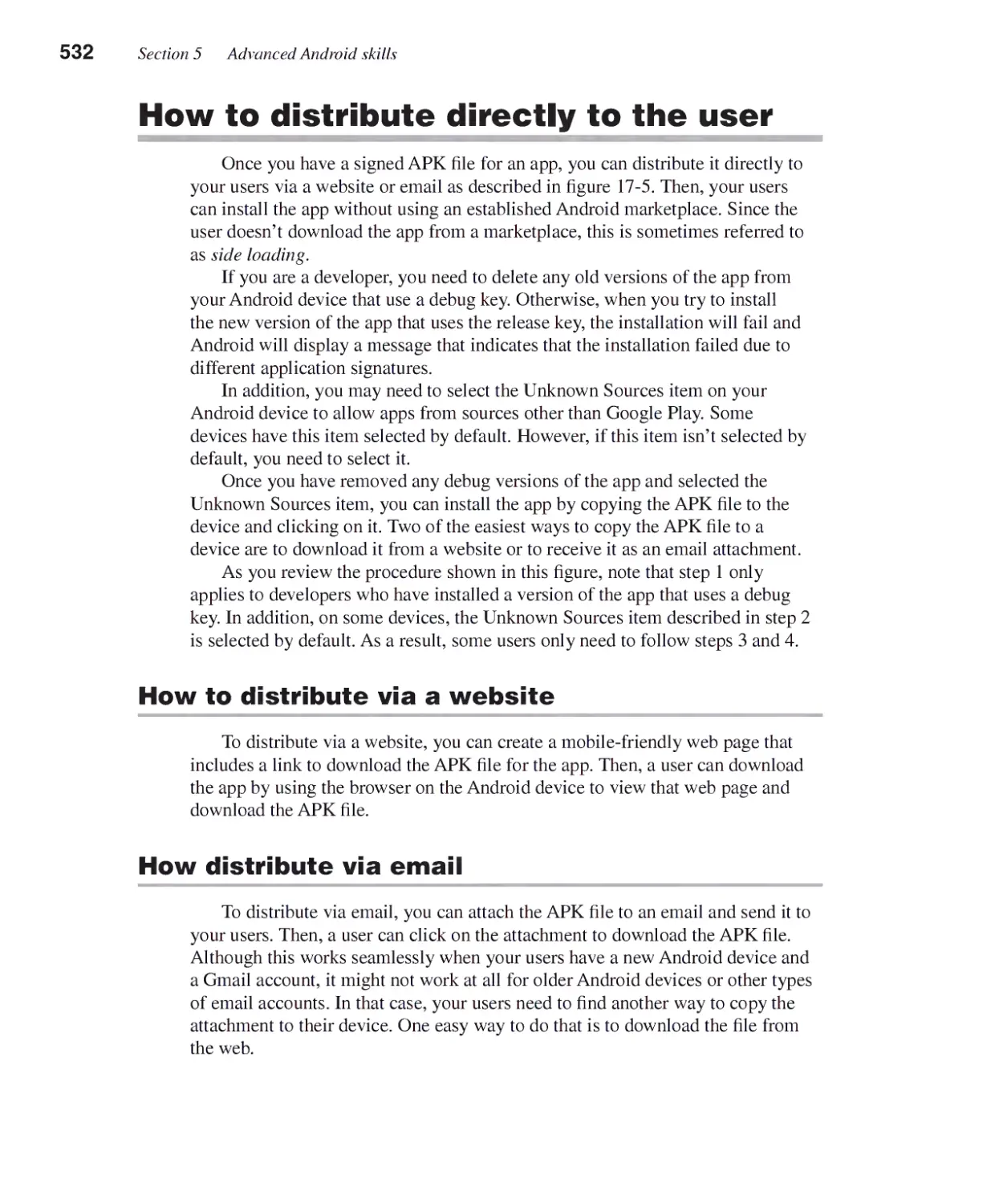 How to Distribute Directly to the User