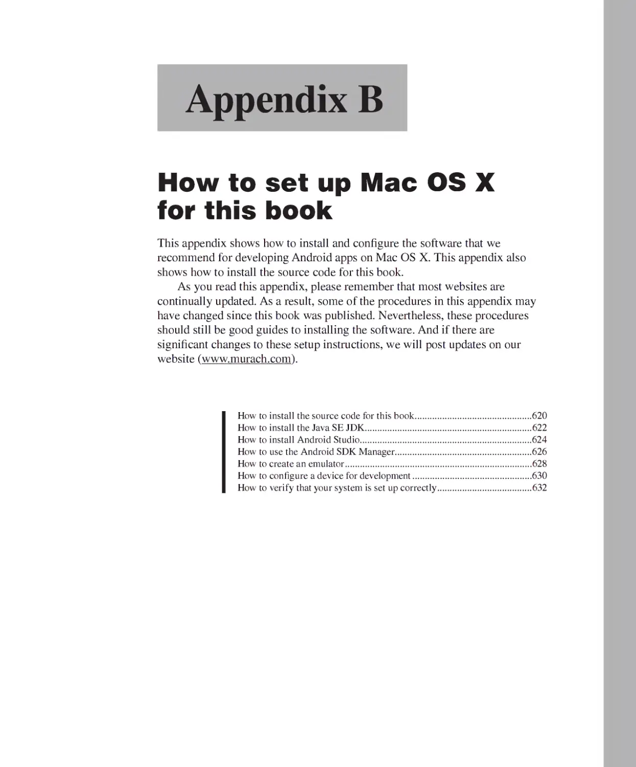 Appendix B - How to Set Up Mac OS X for This Book