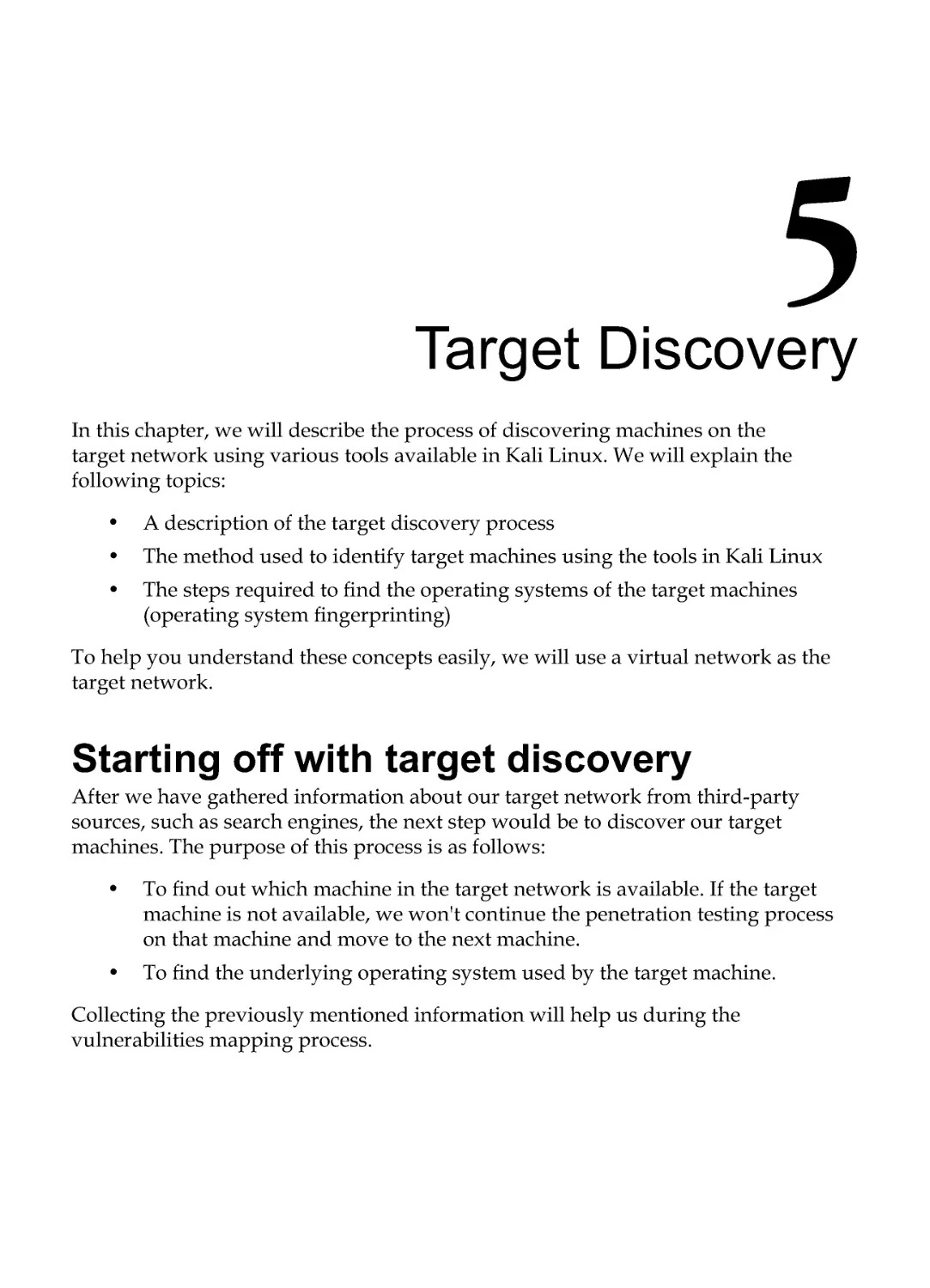 Chapter 5: Target Discovery
