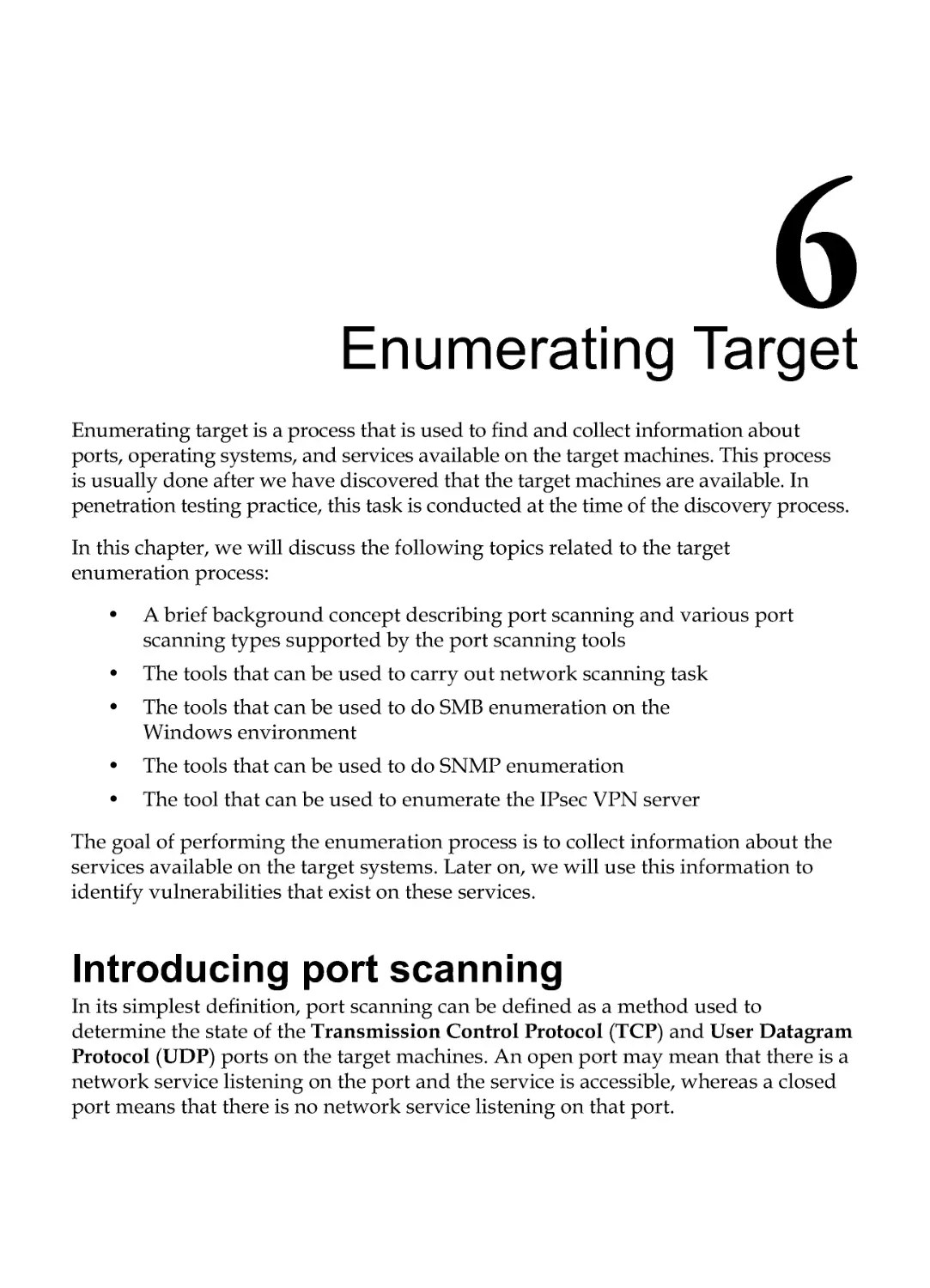Chapter 6: Enumerating Target