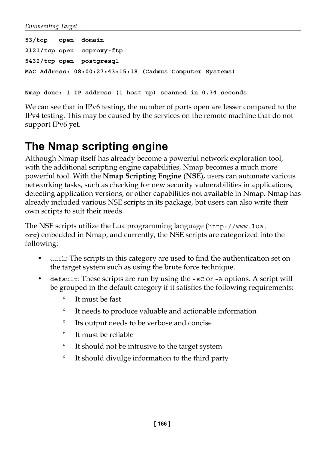 The Nmap scripting engine