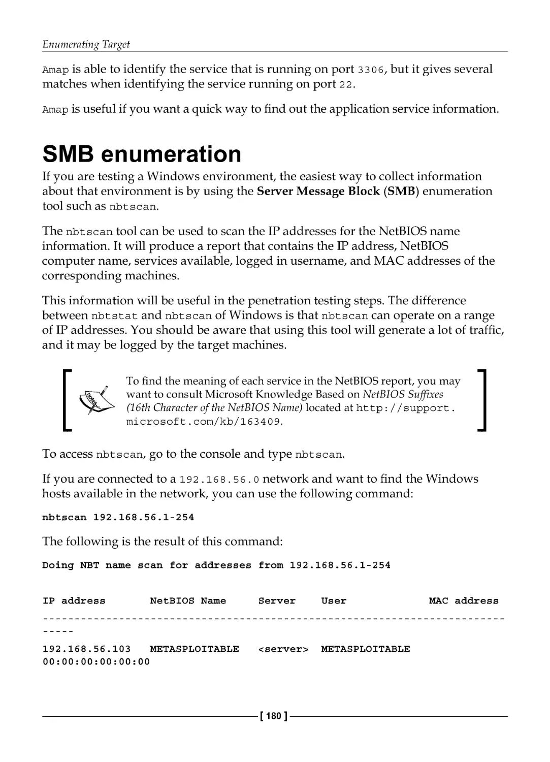 SMB enumeration