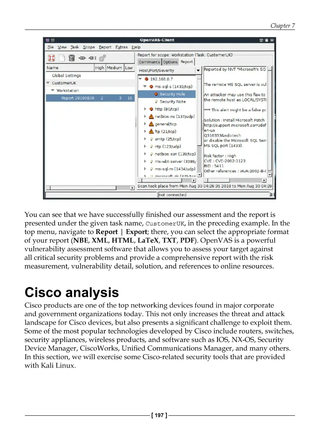 Cisco analysis