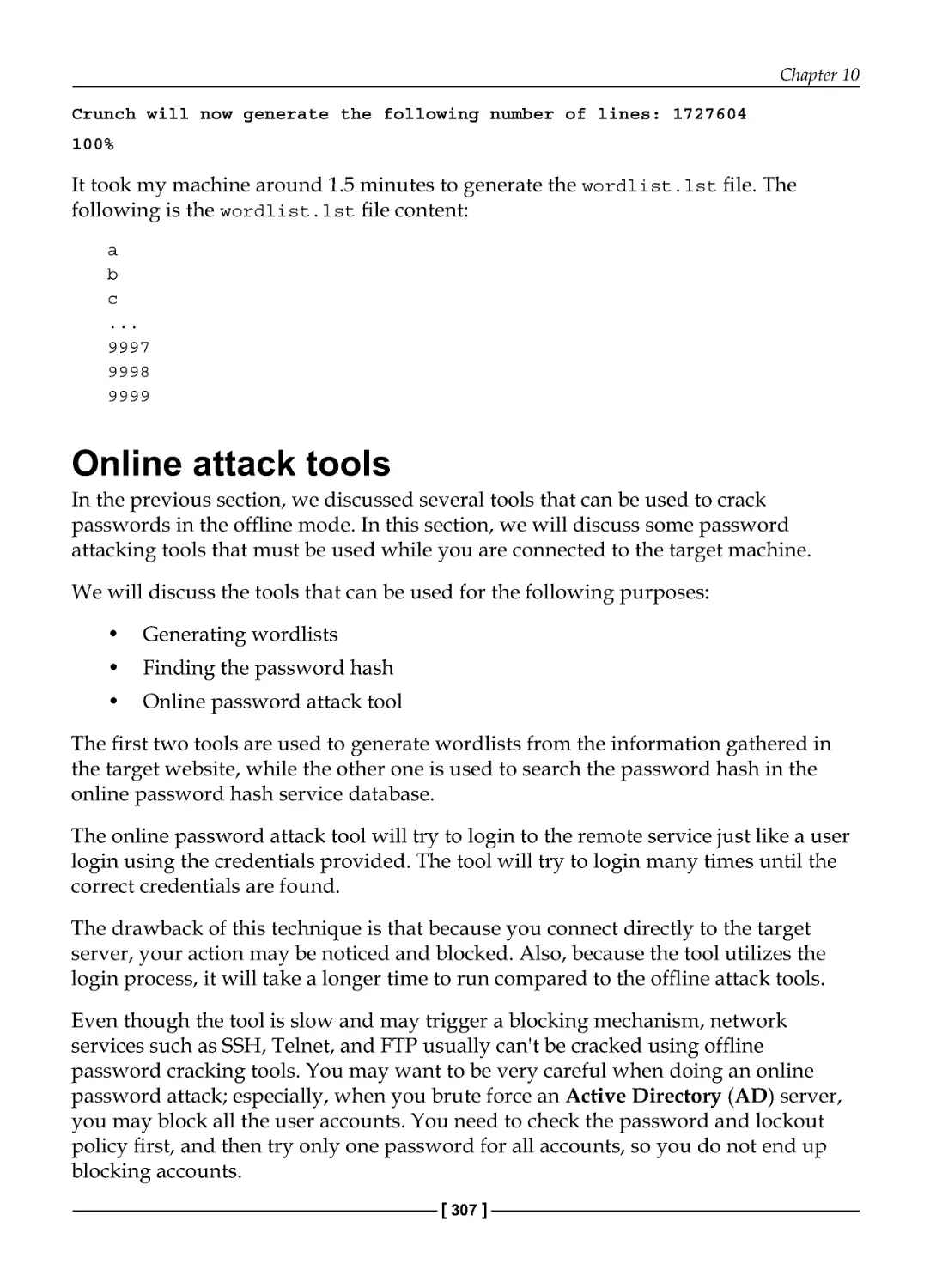 Online attack tools