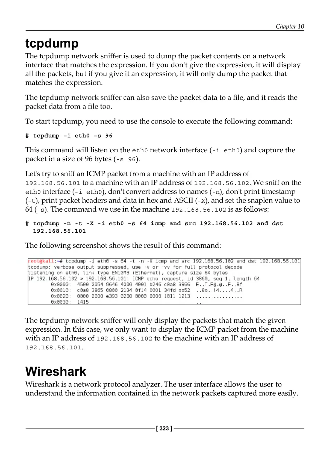 tcpdump
Wireshark