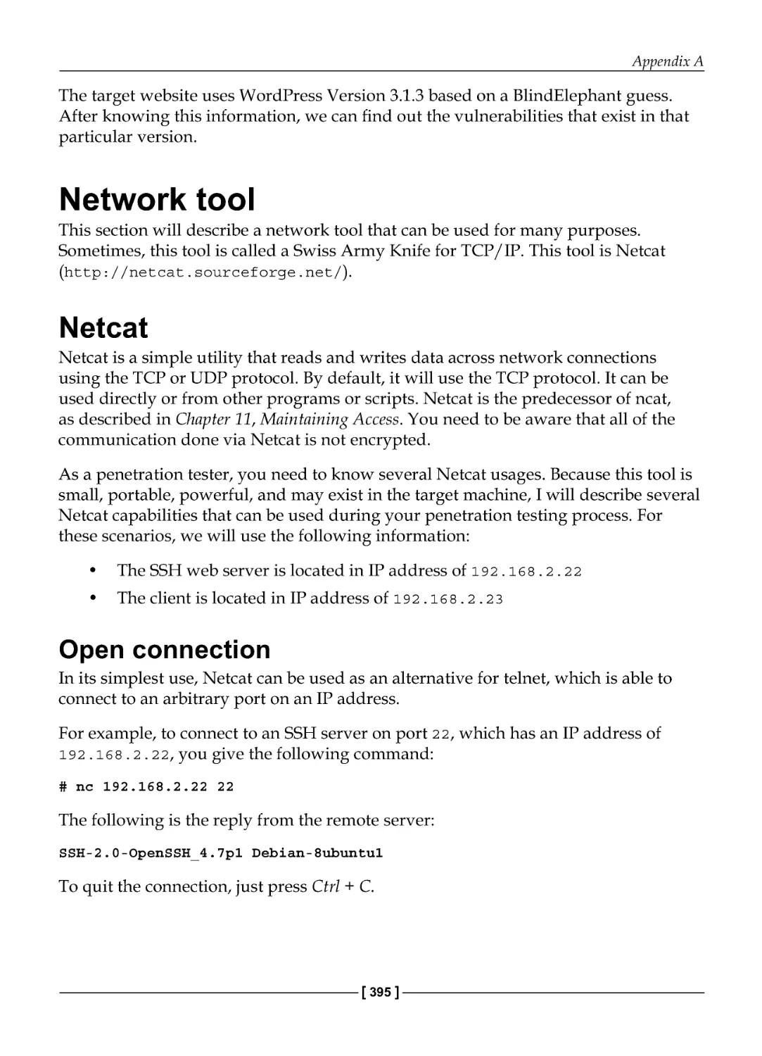 Network tool
