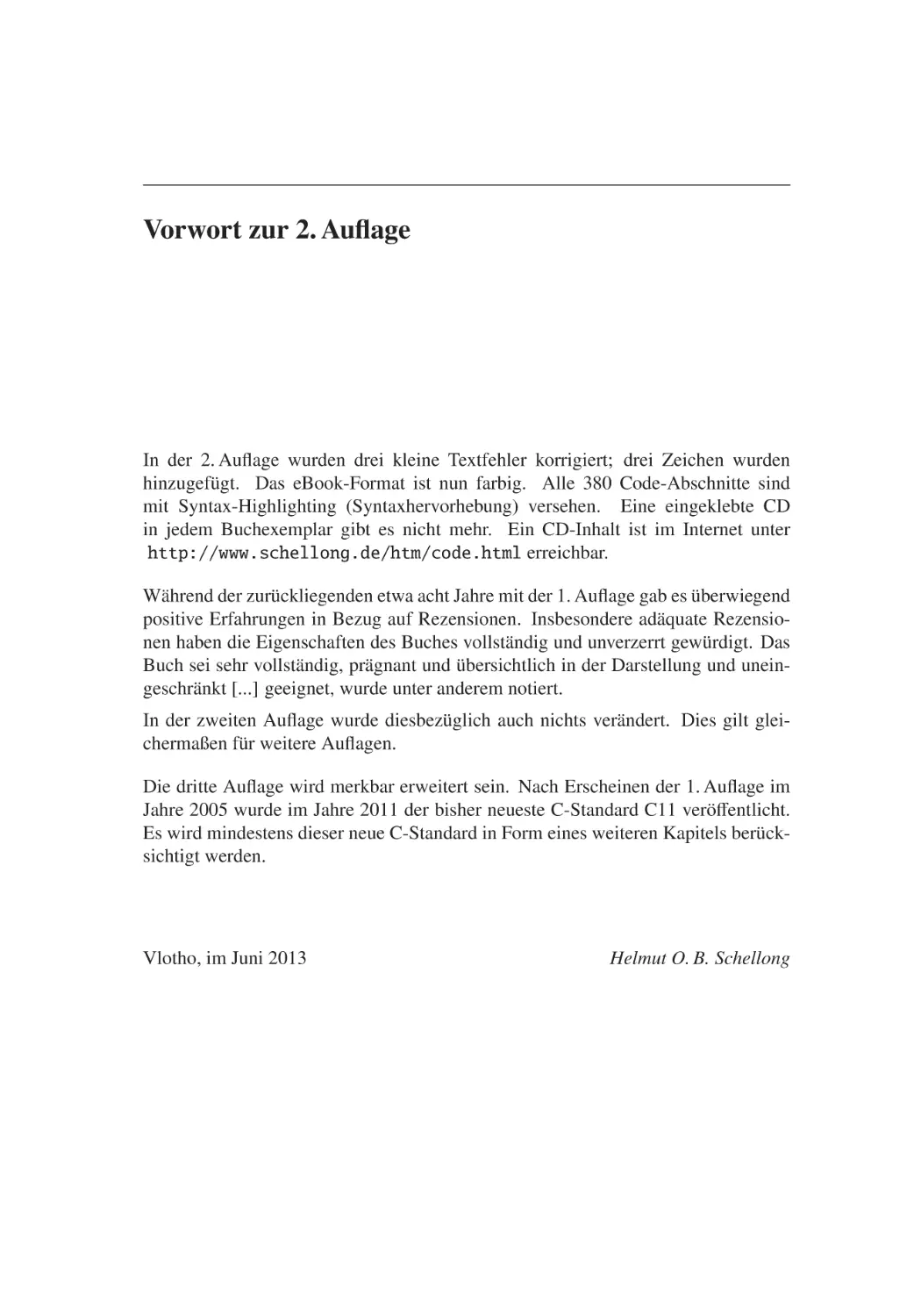 Vorwort zur 2.Auflage