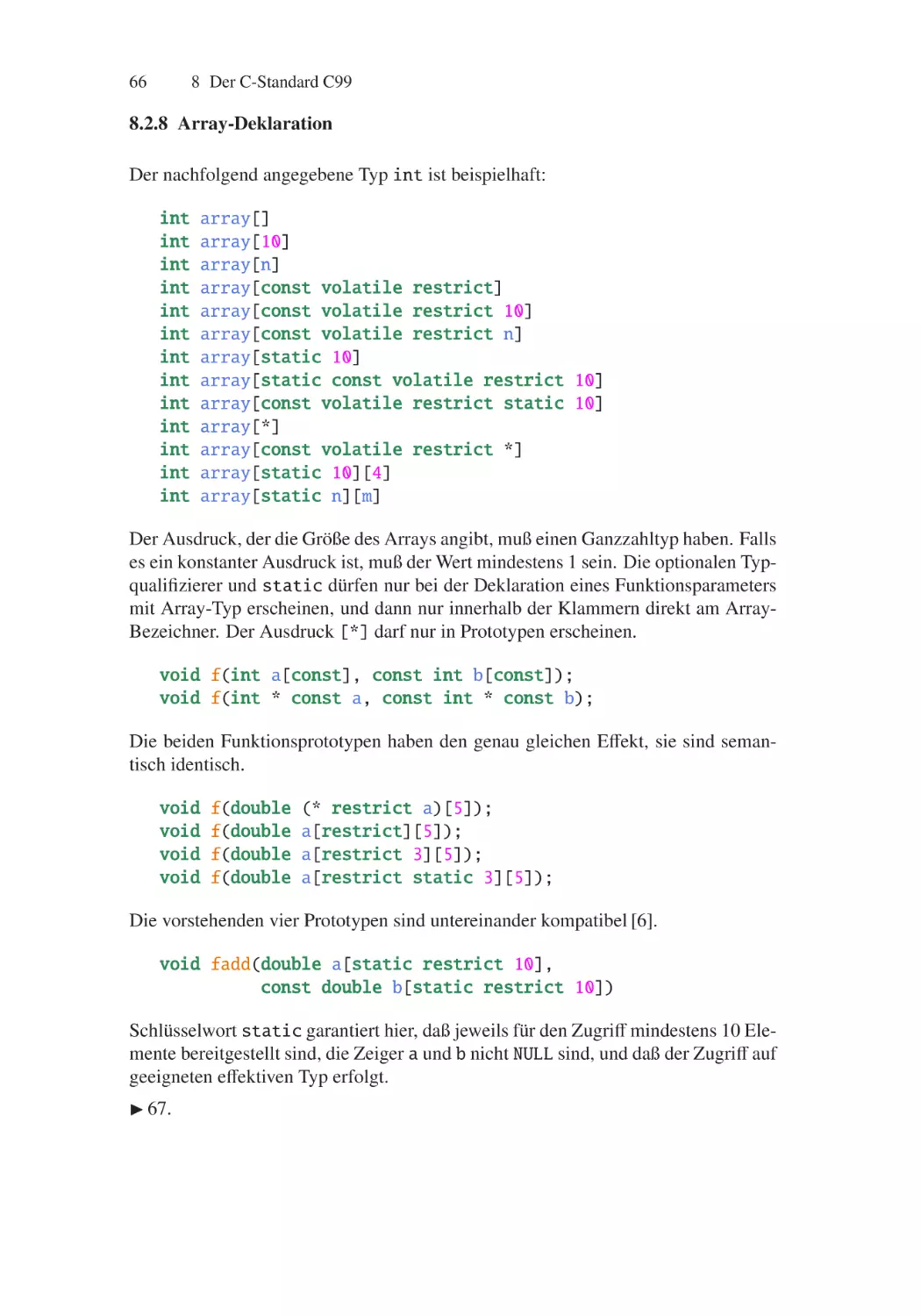 8.2.8 Array-Deklaration