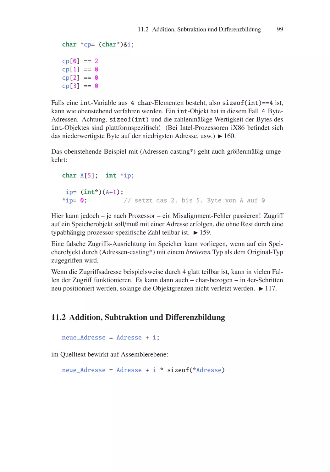 11.2 Addition, Subtraktion und Differenzbildung