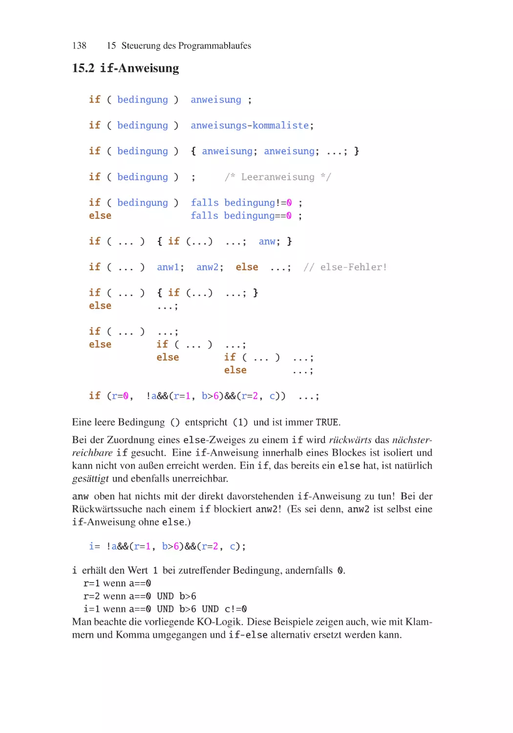 15.2 if-Anweisung