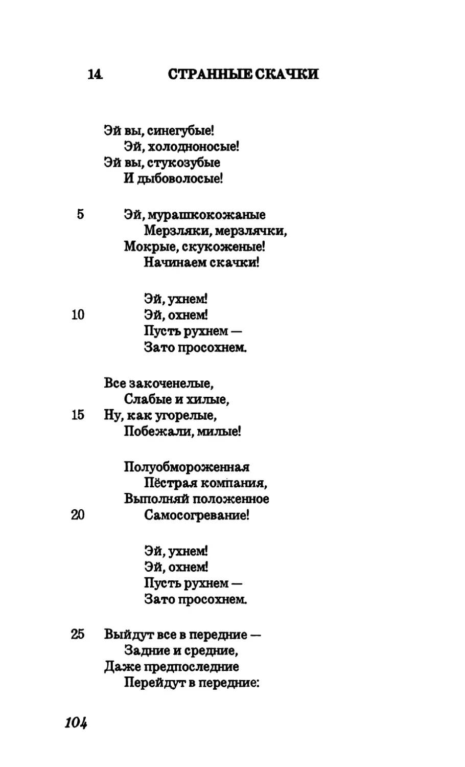 14. Странные скачки