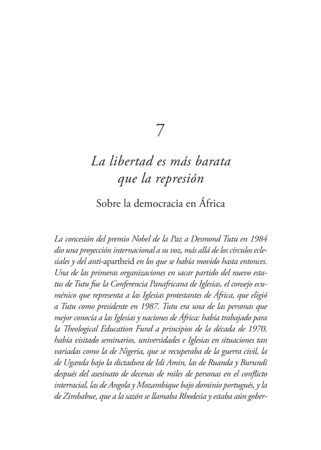 7 La libertad es más barata que la represión