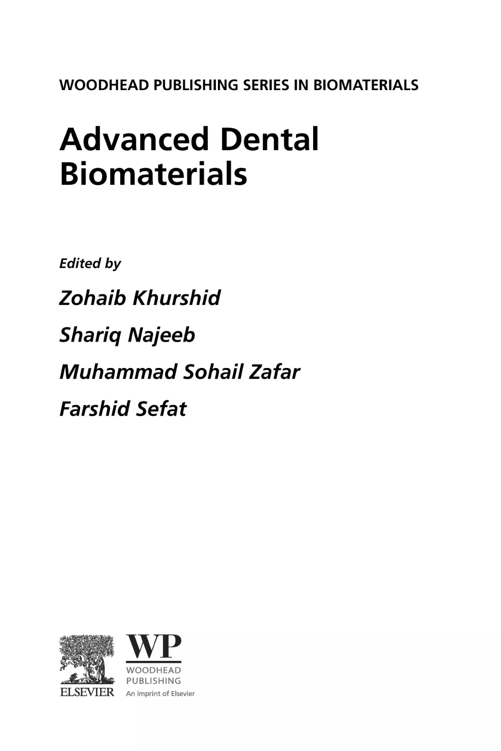 Advanced Dental Biomaterials