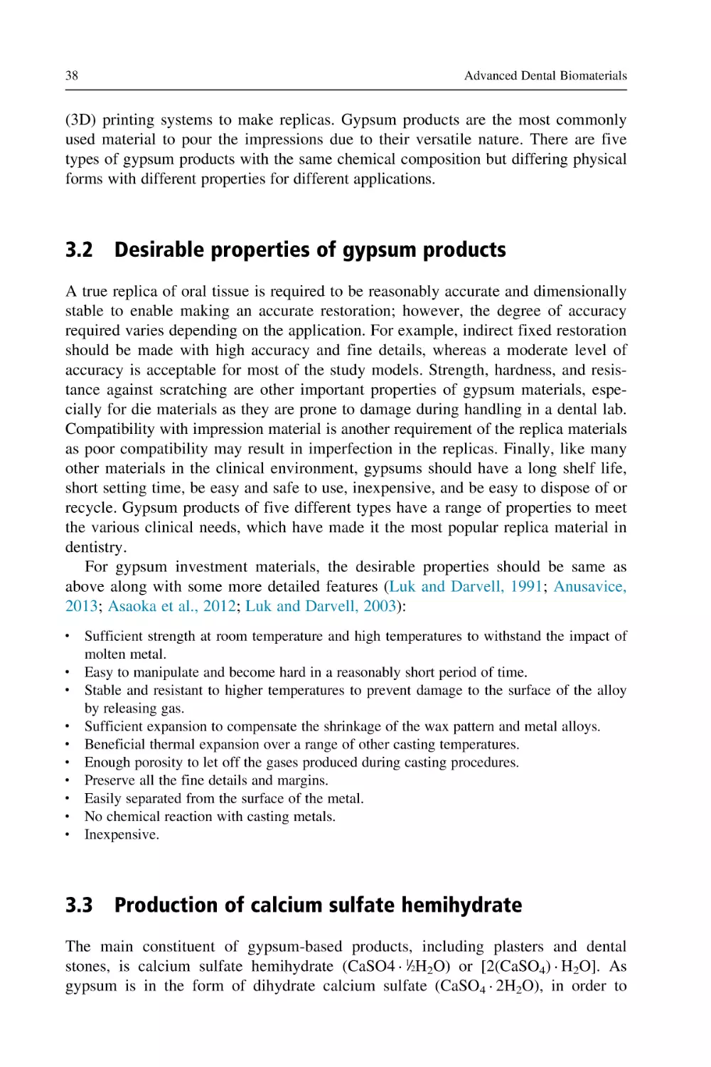 3.2 Desirable properties of gypsum products
3.3 Production of calcium sulfate hemihydrate