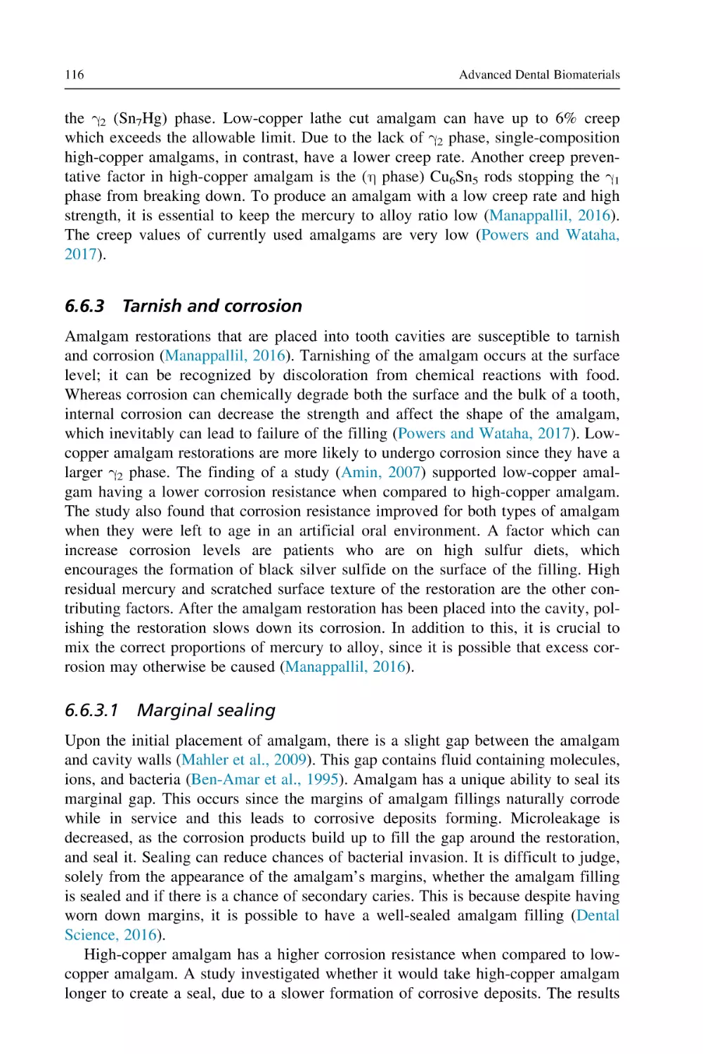 6.6.3 Tarnish and corrosion
6.6.3.1 Marginal sealing