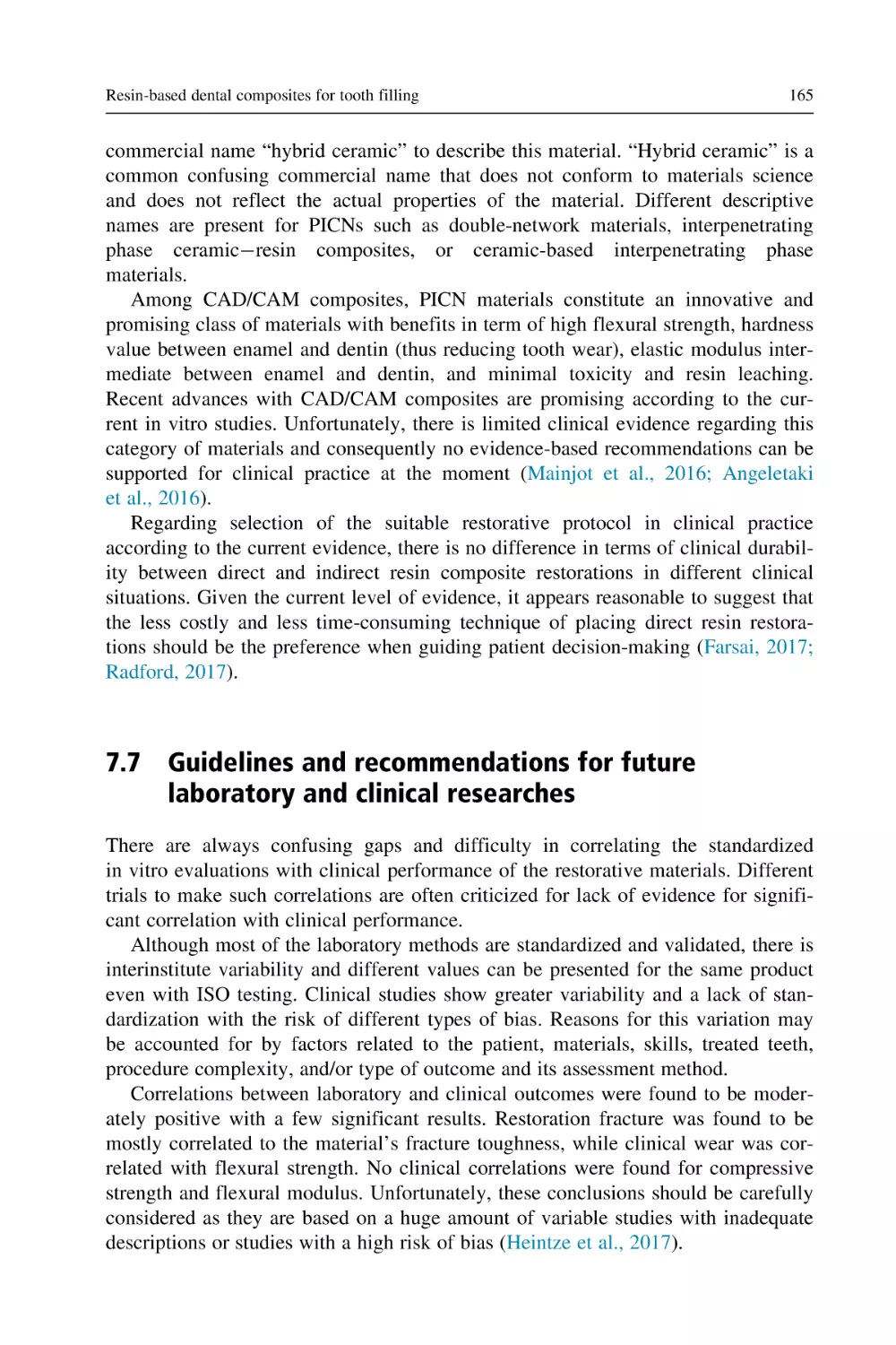 7.7 Guidelines and recommendations for future laboratory and clinical researches