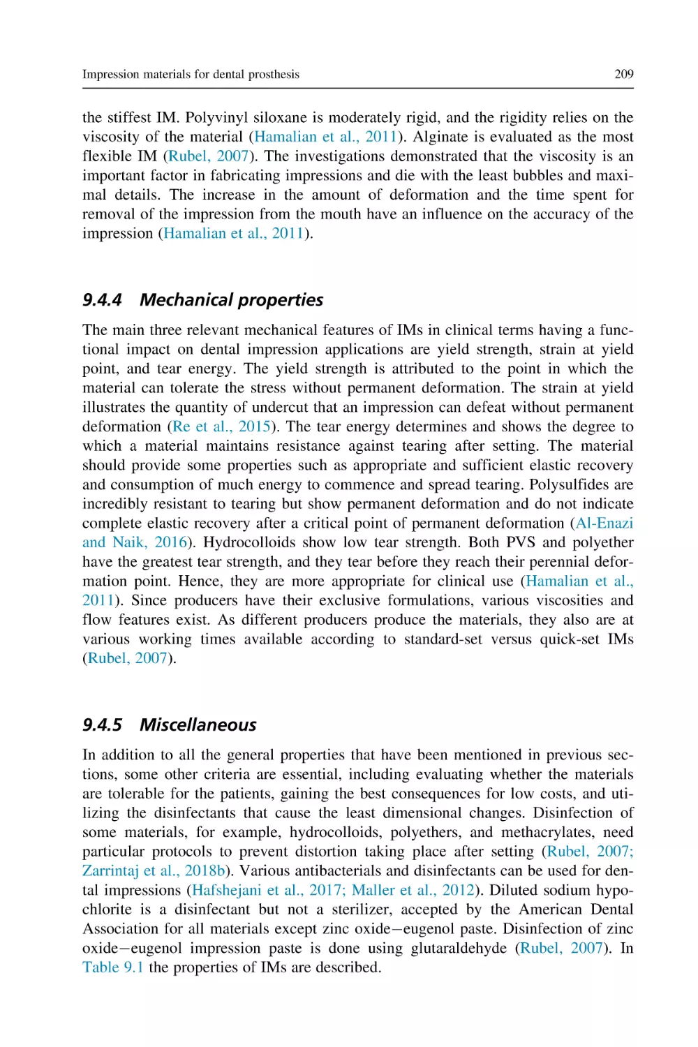 9.4.4 Mechanical properties
9.4.5 Miscellaneous