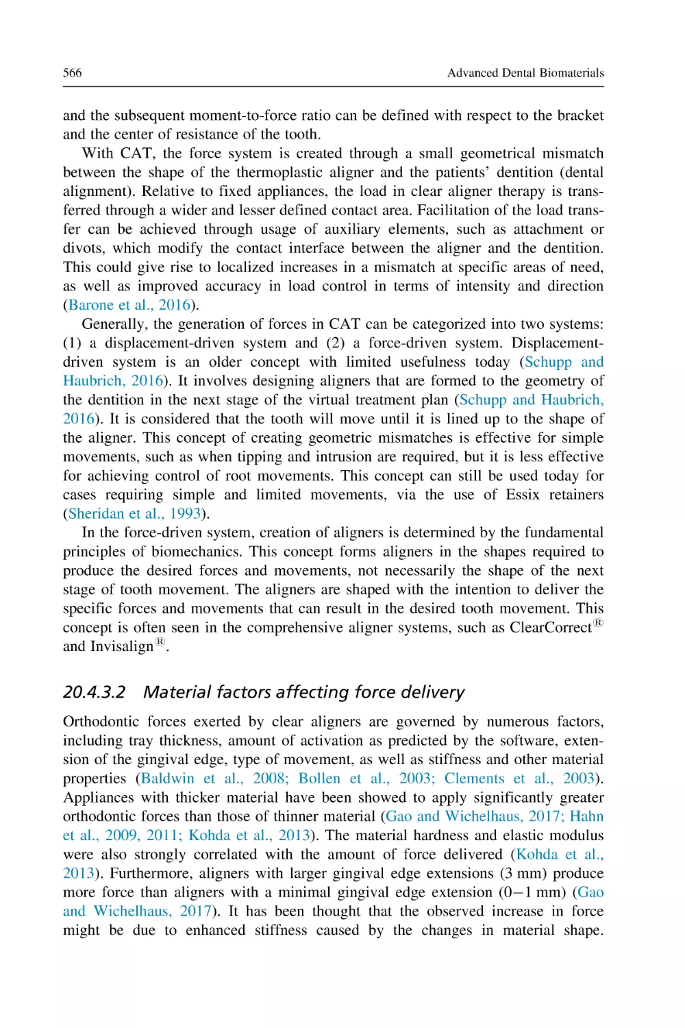 20.4.3.2 Material factors affecting force delivery