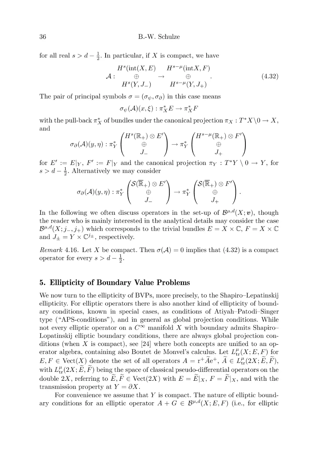 5. Ellipticity of Boundary Value Problems