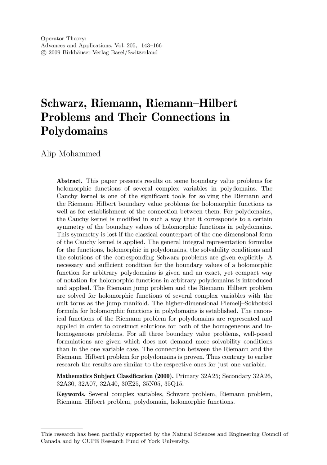 Schwarz, Riemann, Riemann–Hilbert Problems and Their Connections in Polydomains