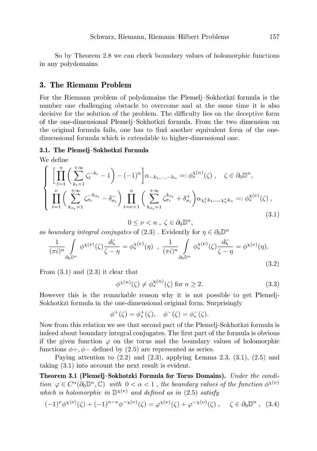 3. The Riemann Problem
3.1. The Plemelj–Sokhotkzi Formula