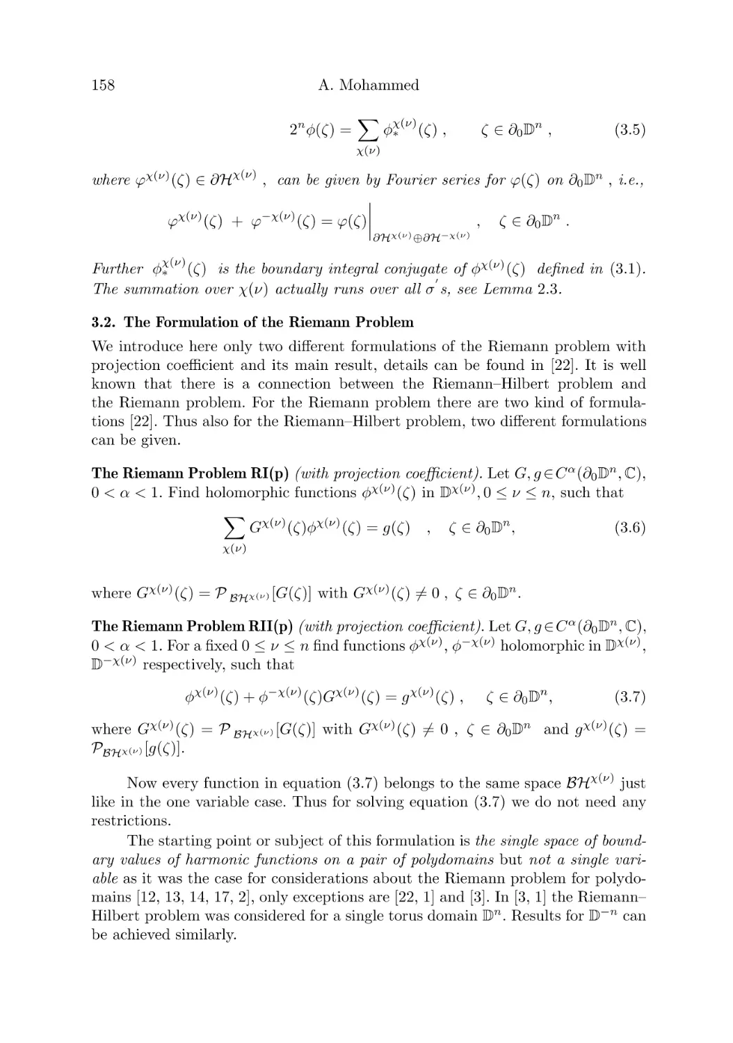 3.2. The Formulation of the Riemann Problem