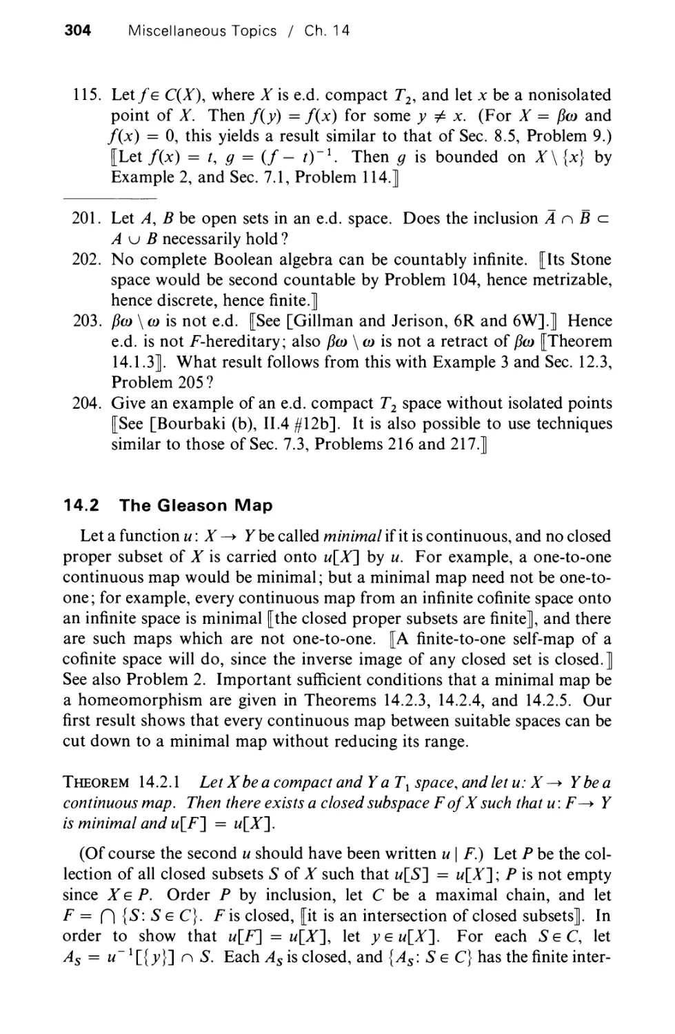 14.2 The Gleason map  304