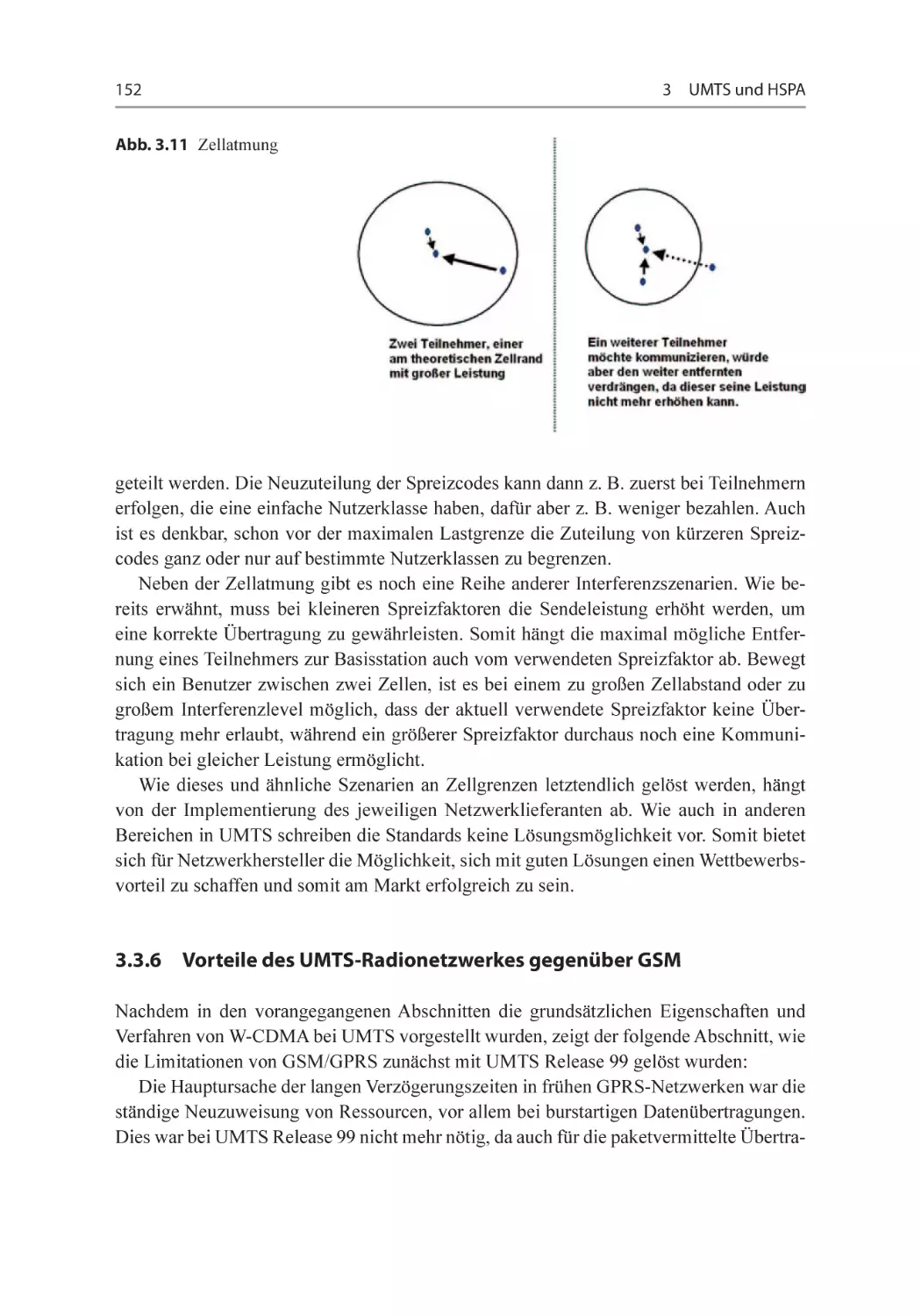3.3.6 Vorteile des UMTS-Radionetzwerkes gegenüber GSM