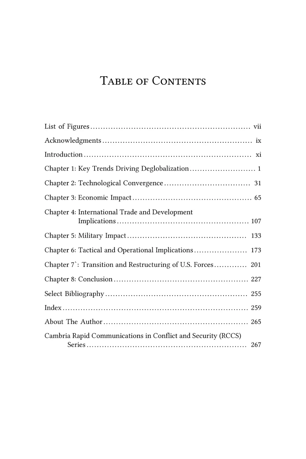 Table of Contents