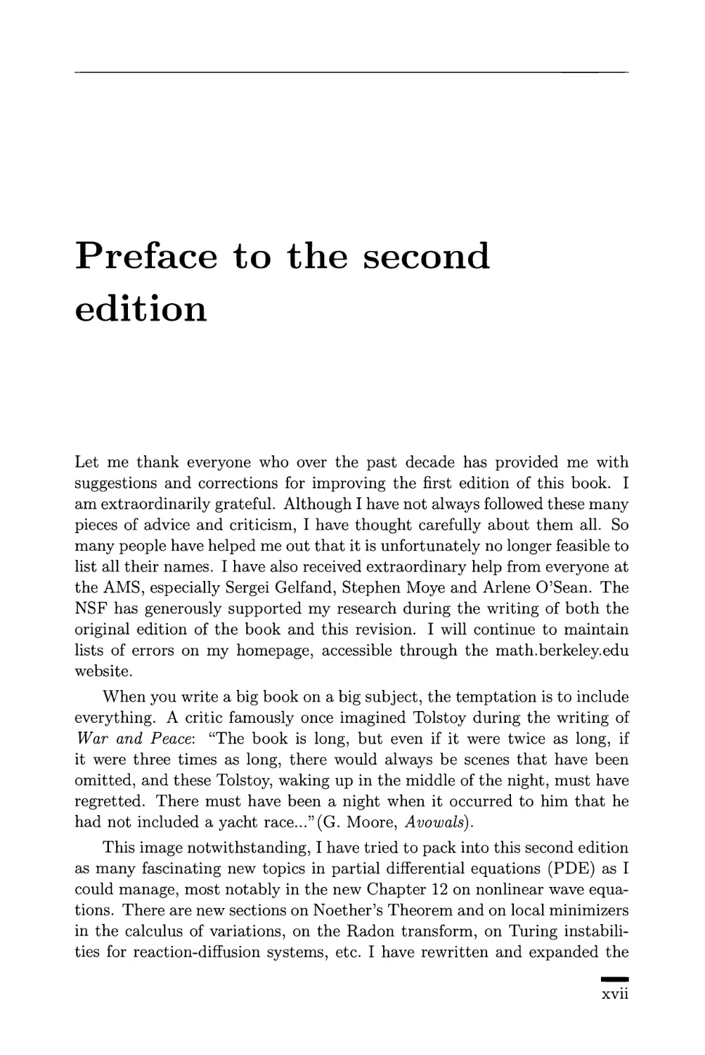 Preface to second edition