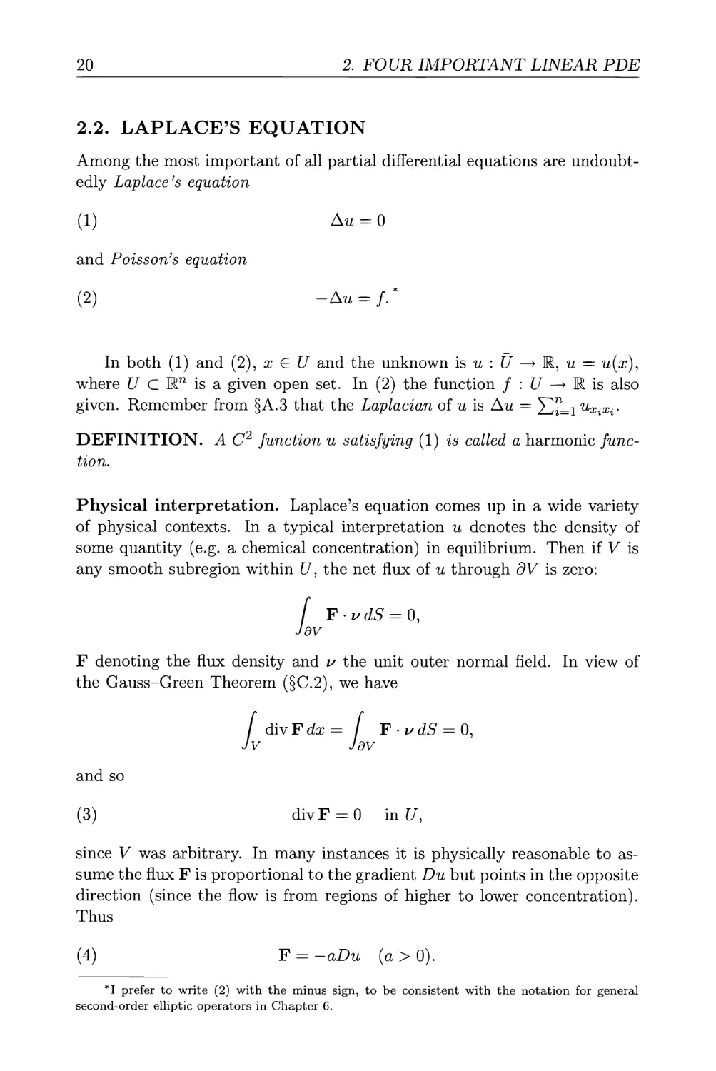 2.2. Laplace's equation