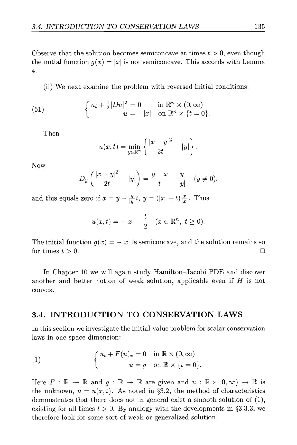 3.4. Introduction to conservation laws